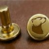 Custom Engraved Brass Rivets – Bild 8